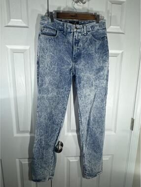 Limited Express Acid Wash Denim Jeans 32x34 Vintage Blue